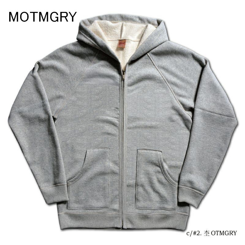 SRZ-00 FULL-ZIP LIGHT PARKER SRZ00 DELUXEWARE デラックスウエアスウェット デラックスウエアスエットの画像