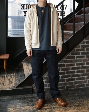 SRZ-00 FULL-ZIP LIGHT PARKER SRZ00 DELUXEWARE デラックスウエアスウェット デラックスウエアスエットの画像