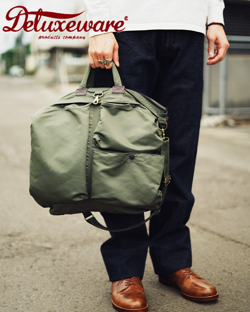 DLB-013C U.S NAVY HELMET BAG DLB013C DELUXEWARE デラックスウエアバッグ ヘルメットバッグの画像