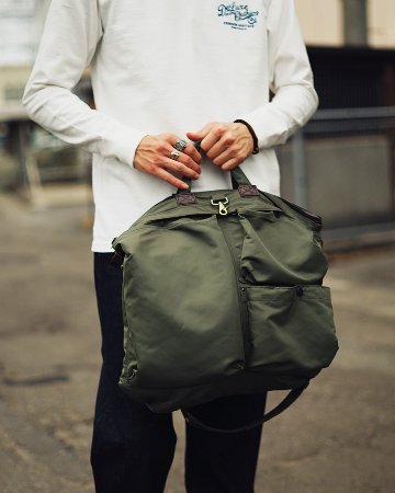 DLB-013C U.S NAVY HELMET BAG DLB013C DELUXEWARE デラックスウエアバッグ ヘルメットバッグの画像
