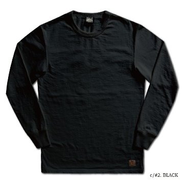 DXTL-00 BK 無地長袖Tシャツ DXTL00 DELUXEWARE デラックスウエア長袖Tシャツ ロンTの画像