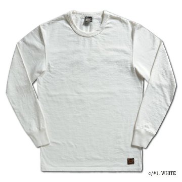DXTL-00 WH 無地長袖Tシャツ DXTL00 DELUXEWARE デラックスウエア長袖Tシャツ ロンTの画像