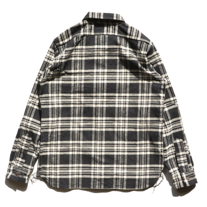 SNL21-02-BK-ネルワークシャツ21-02-SLN2102-SAMURAIJEANS-サムライジーンズネルシャツ-長袖シャツの画像