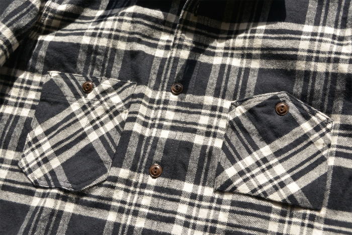 SNL21-02-BK-ネルワークシャツ21-02-SLN2102-SAMURAIJEANS-サムライジーンズネルシャツ-長袖シャツの画像