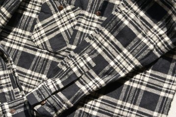 SNL21-02-BK-ネルワークシャツ21-02-SLN2102-SAMURAIJEANS-サムライジーンズネルシャツ-長袖シャツの画像