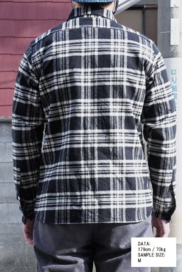 SNL21-02-BK-ネルワークシャツ21-02-SLN2102-SAMURAIJEANS-サムライジーンズネルシャツ-長袖シャツの画像