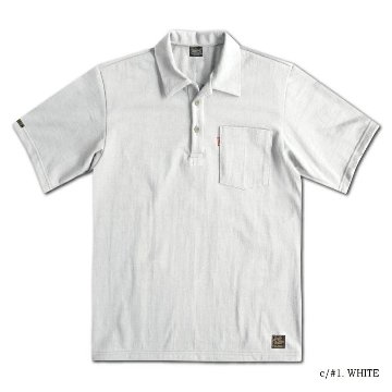OCTS-00 WH OPEN COLLAR T-SHIRT OCTS00 DELUXEWARE デラックスウエアシャツ オープンカラーシャツ ポロシャツ-シャツ半袖の画像