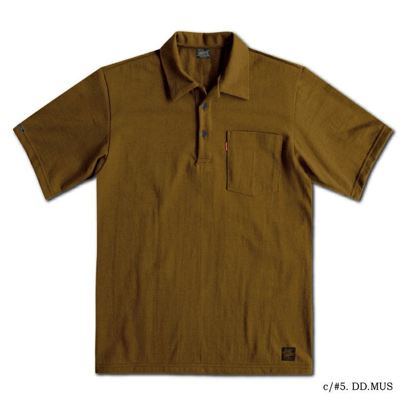 OCTS-00 DD.MUS OPEN COLLAR T-SHIRT OCTS00 DELUXEWARE デラックスウエアシャツ オープンカラーシャツ ポロシャツ-シャツ半袖の画像