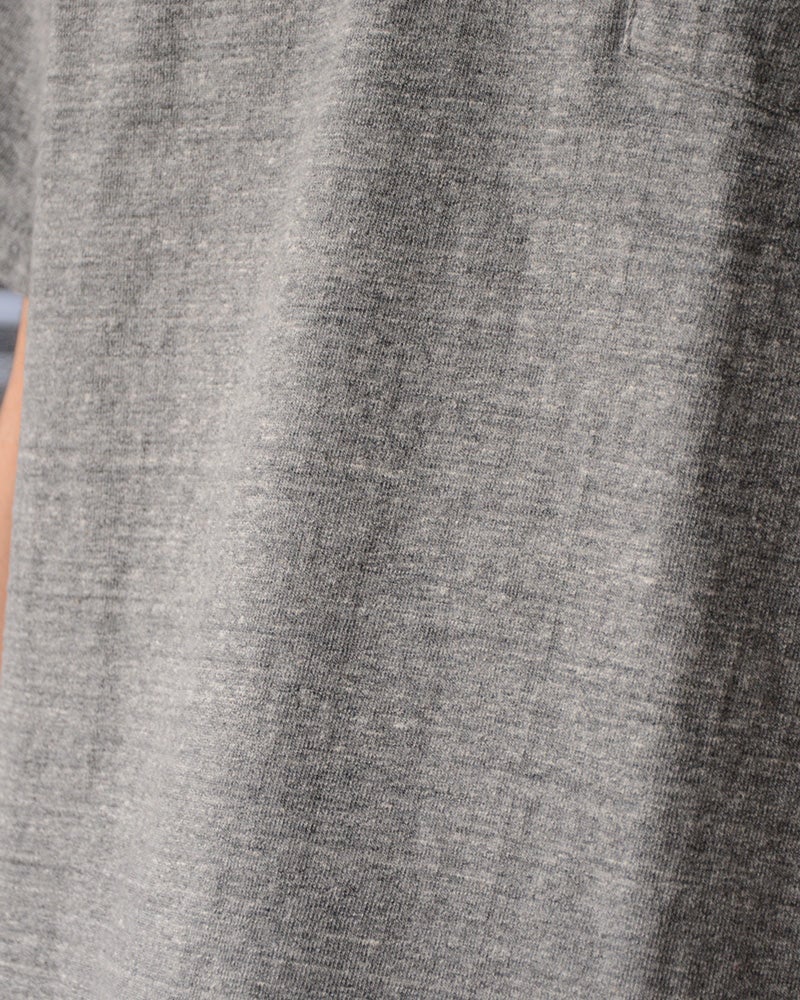 OCTS-00 MDGRY OPEN COLLAR T-SHIRT OCTS00 DELUXEWARE デラックスウエアシャツ オープンカラーシャツ ポロシャツ-シャツ半袖の画像