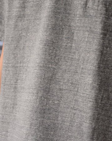 OCTS-00 MDGRY OPEN COLLAR T-SHIRT OCTS00 DELUXEWARE デラックスウエアシャツ オープンカラーシャツ ポロシャツ-シャツ半袖の画像