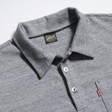 OCTS-00 MDGRY OPEN COLLAR T-SHIRT OCTS00 DELUXEWARE デラックスウエアシャツ オープンカラーシャツ ポロシャツ-シャツ半袖の画像