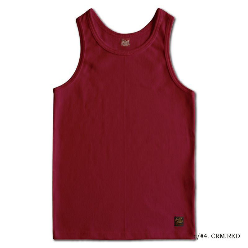 先行予約受付中！TNKP-00 CRM.RD リブタンクトップ TNKP00 DELUXEWARE デラックスウエアタンクトップの画像