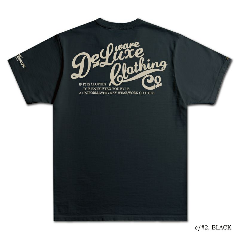 BRGX-001 BK(BKxBE) ブランドロゴTシャツ001 BRGX001 DELUXEWARE デラックスウエアＴシャツ の画像