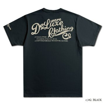BRGX-001 BK(BKxBE) ブランドロゴTシャツ001 BRGX001 DELUXEWARE デラックスウエアＴシャツ の画像