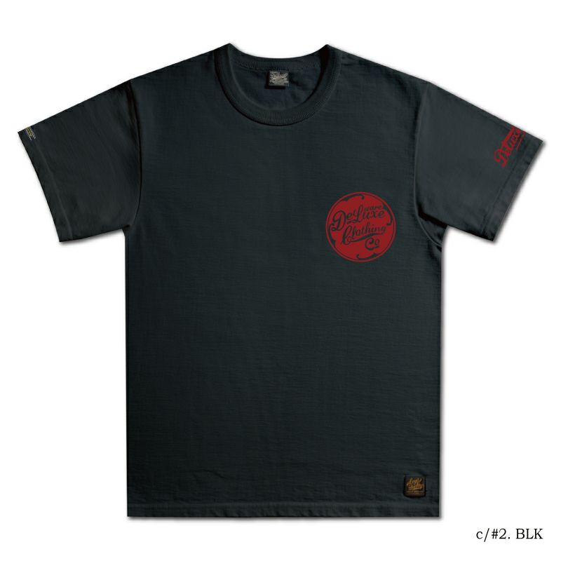 BRGX-001 BK2(BKxRD) ブランドロゴTシャツ001 BRGX001 DELUXEWARE デラックスウエアＴシャツ の画像