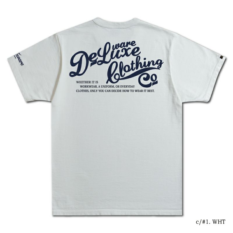 BRGX-001 WH2(WHxNV) ブランドロゴTシャツ001 BRGX001 DELUXEWARE デラックスウエアＴシャツ の画像