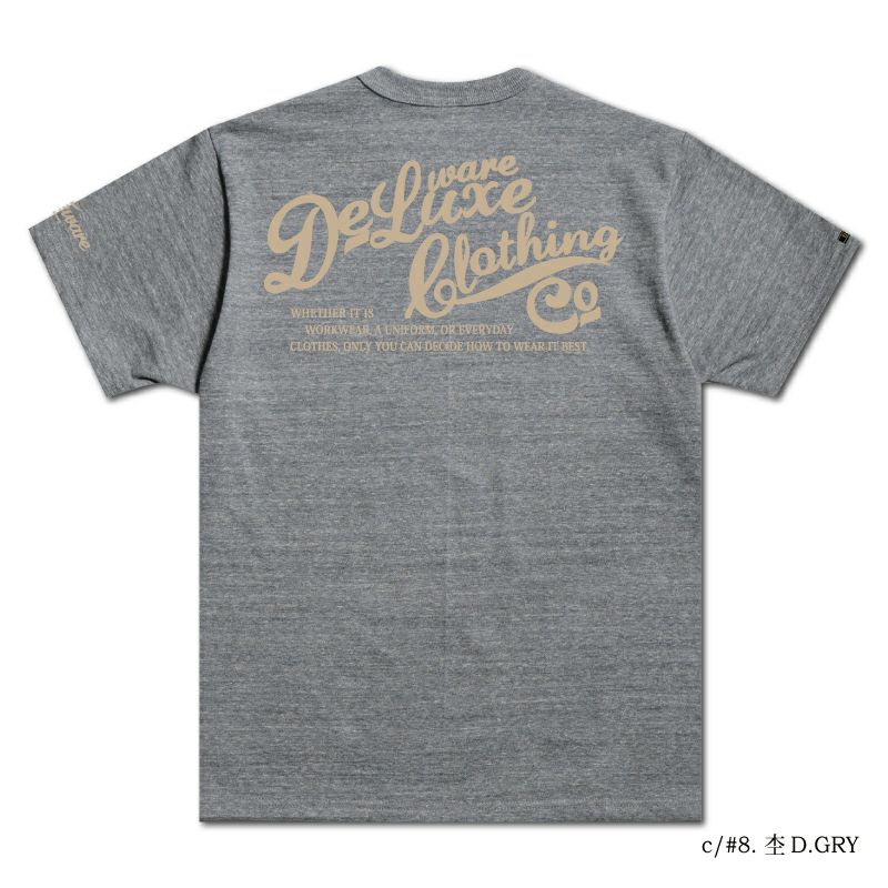 BRGX-001 MDGRY ブランドロゴTシャツ001 BRGX001 DELUXEWARE デラックスウエアＴシャツ の画像