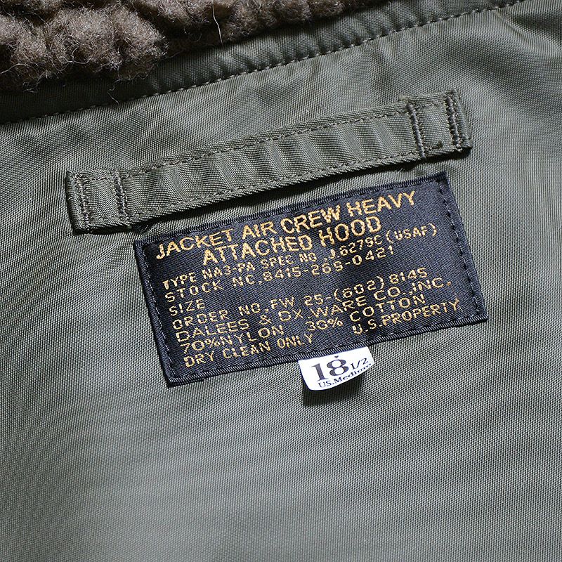 NA3.R 50s Navy Army Jacket NA3R DELUXEWARE デラックスウエアジャケット DALEE'S ダリーズアウター ジャケットの画像