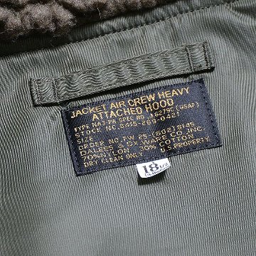 NA3.R 50s Navy Army Jacket NA3R DELUXEWARE デラックスウエアジャケット DALEE'S ダリーズアウター ジャケットの画像