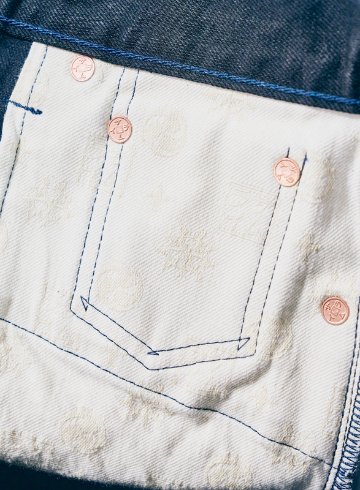 S0510XX-BOB 蒼刀影15ozブラックオンブルー510モデル S0510XXBOB SAMURAIJEANS サムライジーンズデニムジーンズの画像