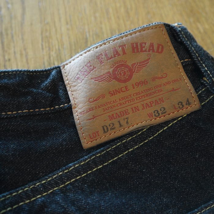 FN-D217 12.5oz 左綾ジンバブエコットンワイドブーツカットジーンズ FND217 FLATHEAD フラットヘッドデニムジーンズ フラットヘッドジーンズの画像
