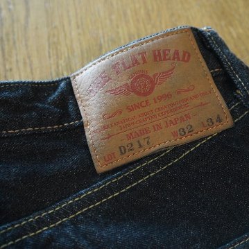 FN-D217 12.5oz 左綾ジンバブエコットンワイドブーツカットジーンズ FND217 FLATHEAD フラットヘッドデニムジーンズ フラットヘッドジーンズの画像