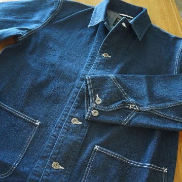 FN-OJ-DC201F 12.5 ozLEFT TWILL WEAVE ZIMBABWEAN COTTON FNOJDC201F FLATHEAD フラットヘッドデニムウエア アウター カバーオールの画像