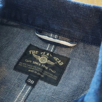 FN-OJ-DC201F 12.5 ozLEFT TWILL WEAVE ZIMBABWEAN COTTON FNOJDC201F FLATHEAD フラットヘッドデニムウエア アウター カバーオールの画像