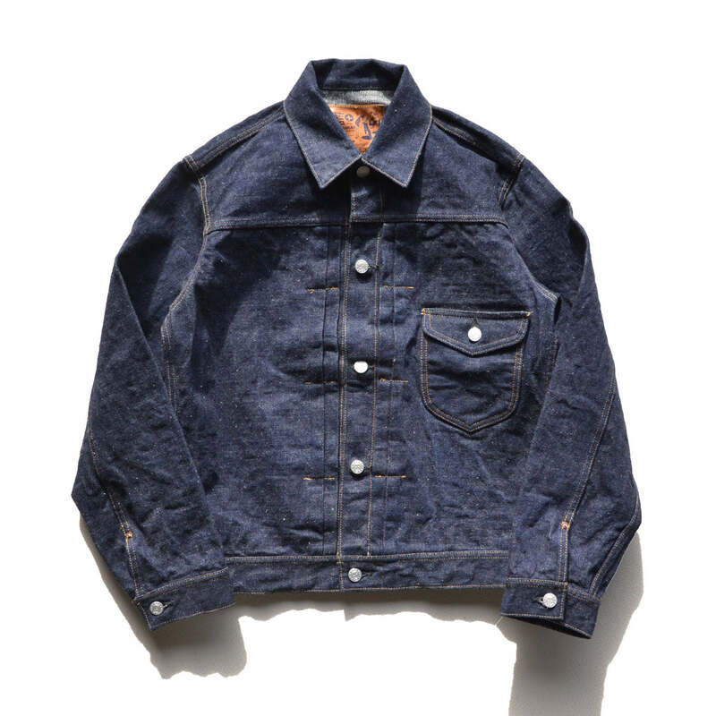 S101AX 藍+デニムジャケット SAMURAIJEANS(サムライジーンズ)デニムジャケット Gジャンの画像