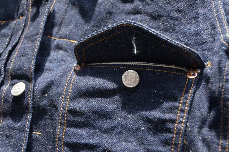 S101AX 藍+デニムジャケット SAMURAIJEANS(サムライジーンズ)デニムジャケット Gジャンの画像