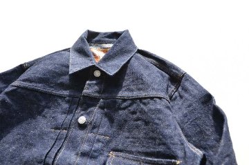 S101AX 藍+デニムジャケット SAMURAIJEANS(サムライジーンズ)デニムジャケット Gジャンの画像