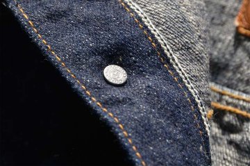 S101AX 藍+デニムジャケット SAMURAIJEANS(サムライジーンズ)デニムジャケット Gジャンの画像