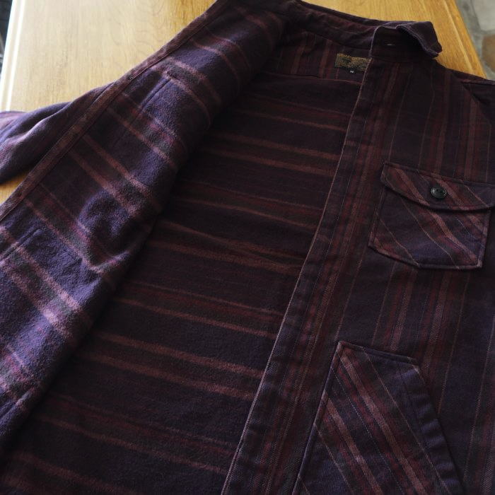 HVJ-58 HUNTHING HEAVY NEL SHIRT HVJ58 DELUXEWARE デラックスウエアジャケット ヘビーネルジャケット アウターの画像