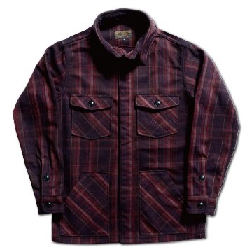 HVJ-58 HUNTHING HEAVY NEL SHIRT HVJ58 DELUXEWARE デラックスウエアジャケット ヘビーネルジャケット アウターの画像