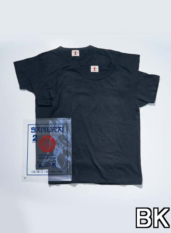 2PST-01 無地クルーネック2パックTシャツ 2PST01 SAMURAIJEANS サムライジーンズTシャツ 無地Tシャツ 2枚組の画像