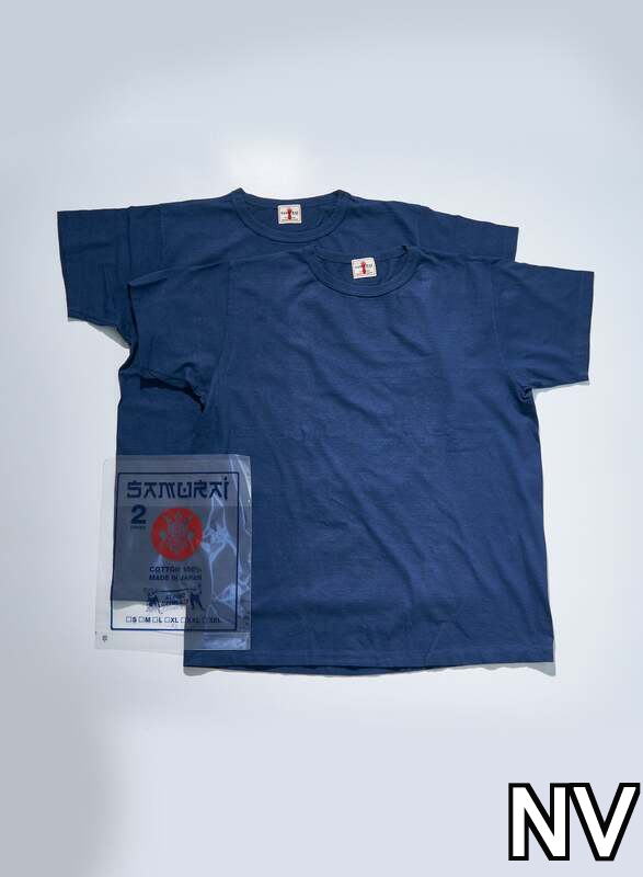2PST-01 無地クルーネック2パックTシャツ 2PST01 SAMURAIJEANS サムライジーンズTシャツ 無地Tシャツ 2枚組の画像