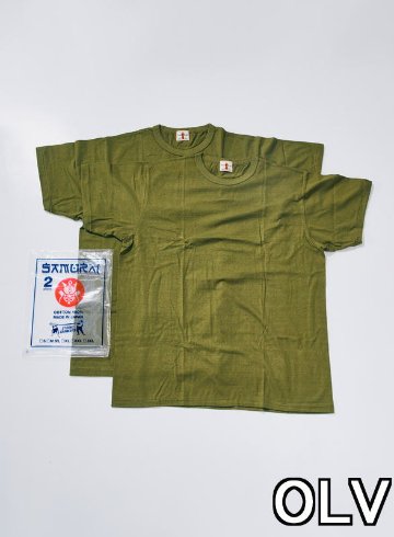 2PST-01 無地クルーネック2パックTシャツ 2PST01 SAMURAIJEANS サムライジーンズTシャツ 無地Tシャツ 2枚組の画像