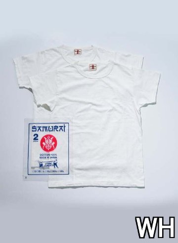 2PST-01 無地クルーネック2パックTシャツ 2PST01 SAMURAIJEANS サムライジーンズTシャツ 無地Tシャツ 2枚組の画像