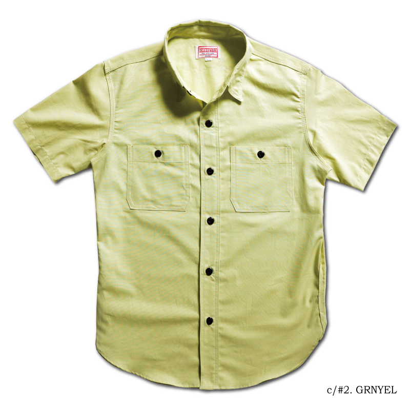 WWS-33S SHORT WORK SHIRT WWS33S DELUXEWARE デラックスウエア半袖シャツ シャツ半袖の画像