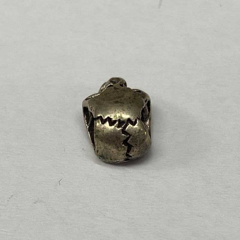 SV-SKULL-6 シルバー ビーズ パーツ スカル ドクロ レザークラフト ハンドメイド 約10mm SVSKULL6の画像