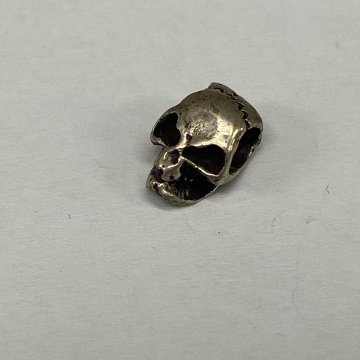 SV-SKULL-6 シルバー ビーズ パーツ スカル ドクロ レザークラフト ハンドメイド 約10mm SVSKULL6の画像