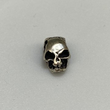 SV-SKULL-6 シルバー ビーズ パーツ スカル ドクロ レザークラフト ハンドメイド 約10mm SVSKULL6の画像