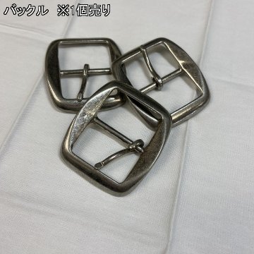 バックル 40mm幅 ベルトバックル 交換用 ヴィンテージ風 大ぶりバックル アメカジ カスタムパーツ 手作り アメカジ レザークラフト ハンドメイドの画像