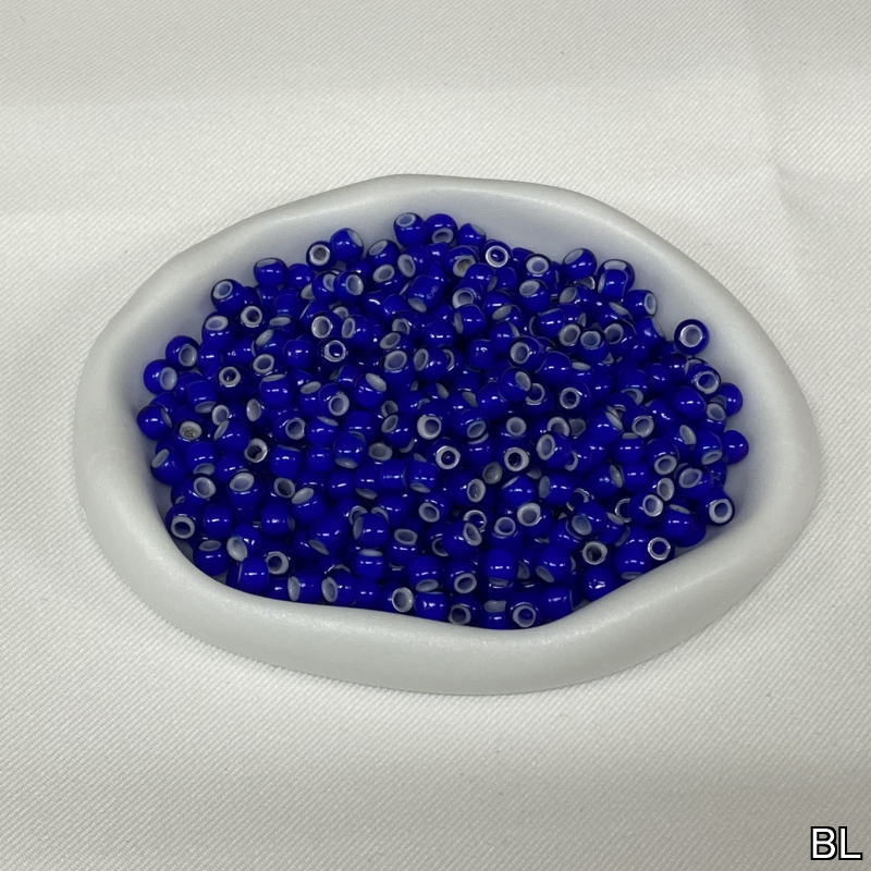 BS-WH-10 ホワイトハーツビーズ 5g ガラスビーズ カスタムパーツ アクセサリーパーツ ハンドメイド インディアンジュエリー ハンドメイド BSWH10 外径約5mm 内径約1-2mmの画像