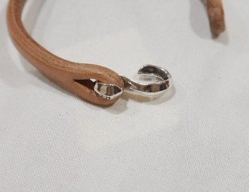 FN-GLB-101 レザーブレスレット シングル(旧品番SF-SB・FN-AK4-6) FNGLB101 FLATHEAD フラットヘッドブレスの画像
