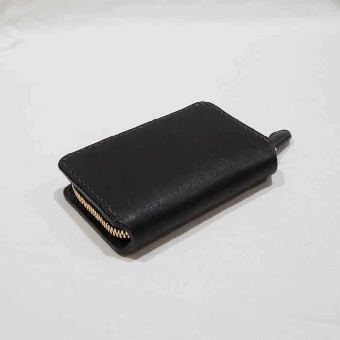 FN-C5Z5-75 ディアスキンフルジップカードケース FNC5Z575 FLATHEAD フラットヘッドカードケース STOCKBURG DEERSKIN FULL ZIP CASEの画像