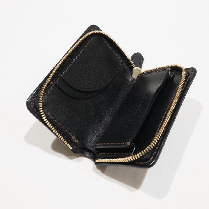 FN-C5Z5-75 ディアスキンフルジップカードケース FNC5Z575 FLATHEAD フラットヘッドカードケース STOCKBURG DEERSKIN FULL ZIP CASEの画像