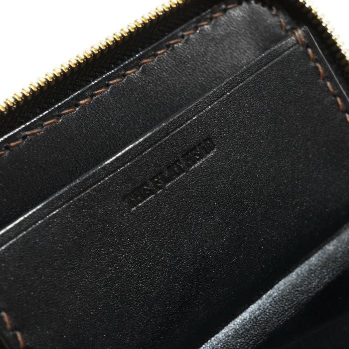 FN-C5Z5-75 ディアスキンフルジップカードケース FNC5Z575 FLATHEAD フラットヘッドカードケース STOCKBURG DEERSKIN FULL ZIP CASEの画像