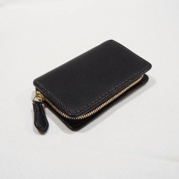 FN-C5Z5-75 ディアスキンフルジップカードケース FNC5Z575 FLATHEAD フラットヘッドカードケース STOCKBURG DEERSKIN FULL ZIP CASEの画像