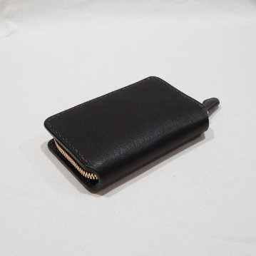 FN-C5Z5-75 ディアスキンフルジップカードケース FNC5Z575 FLATHEAD フラットヘッドカードケース STOCKBURG DEERSKIN FULL ZIP CASEの画像